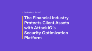 The financial industry protects client assets with AttackIQ's security optimization platform