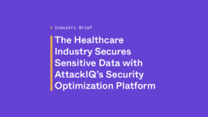 The healthcare industyy secures sensitive data with AttackIQ's security optimization platform