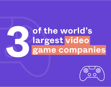 3 of the world's largest video game companies