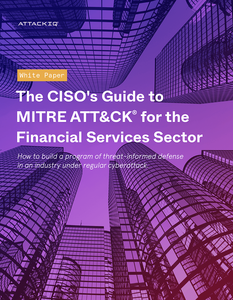 The CISO's Guide to MITRE ATT&CK for the financial services sector