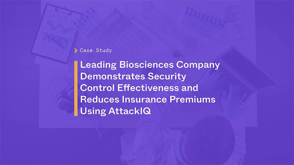 Biosciences Company Case Study Graphic